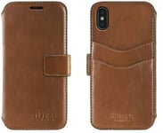 iDeal STHLM Wallet Wallet-deksel til iPhone XS - Brun