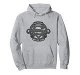 Superman Original Man Of Steel Chain Link Logo Pullover Hoodie