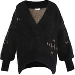 Fam V-Neck Sweater - Jet Black