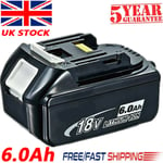 18Volt For Makita BL1860 18V LXT Lithium‑Ion 6.0Ah Battery BL1850 BL1840 BL1830