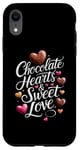 iPhone XR Chocolates HeartsSweet Love ValentinesDay ChocolateLover Case