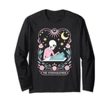 Stenographer Tarot Card Steno Machine Stenography Long Sleeve T-Shirt