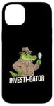 iPhone 14 Plus Kids Funny Investi-Gator Detective Pun Alligator Reptile Case