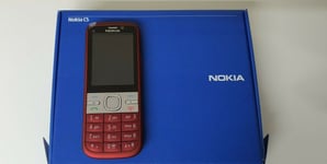 Brand New Nokia C5-00 (Unlocked) Cellular Phone Red Rare