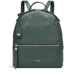 Radley Backpack Dark Green Zip Around Leather Medium Fountain Road Bag RRP £239