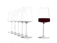 Stölzle_Lausitz verres à vin rouge Power 520 ml I service de 6 grands verre à vin rouge I passe au lave-vaisselle I service de 6 verres à vin incassables I comme du verre soufflé I top qualité