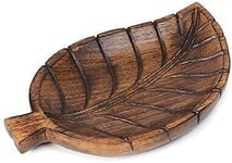 Indus Lifespace Decorative Wooden Tray Platter for Serving Snacks Fruits