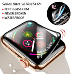 9D Böjda Mjukt Härdat Glas För Apple Watch Ultra 9 8 7 Skärmskydd För Iwatch-Serien 49Mm 45Mm 41Mm Mm 44Mm 40Mm 42Mm 38Mm 5pcs Ultra 1 2 49mm