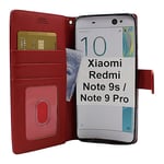 New Standcase Wallet Xiaomi Redmi Note 9s / Note 9 Pro (Röd)