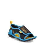 KEEN Sandale unisexe pour enfant Knotch River Ot, Noir et bleu vif, 25/26 EU