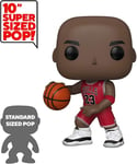 Funko 45598 POP Bulls-10 Red Jersey Natl Basketball Assoc NBA Michael Jordan Col