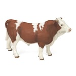 Papo - Figurine animal - Taureau Simmental, Fierté de la Vie à la Ferme, Jouet enfant dès 3 Ans - Sensibilisation à l'Agriculture et au Monde Rural