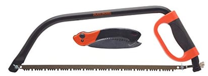 Black + Decker Scie pliante avec nœud de 51 cm et taille Noir/orange