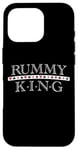 Coque pour iPhone 16 Pro Lecteur de cartes Rummy King Gin Rummy Graphic