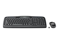 Logitech Wireless Combo MK330 - Ensemble clavier et souris - sans fil - 2.4 GHz - Italien - noir