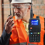 High Power UV-5RM Two Way Radio High Power FM Ham Radios + Programming Cable