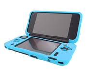 Housse Étui Protection Silicone Pour Nintendo New 2 Ds Xl (New 2ds Ll) - Anti Choc / Rayures - Bleu