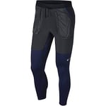 Nike Utility Pantalon Homme, Black/Blue Void/Reflective Silver, FR : L (Taille Fabricant : L)