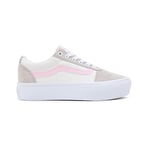 Vans Femme Ward Platform Basket, Color Block Beige, 39 EU