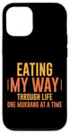 Coque pour iPhone 12/12 Pro Eating My Way Through Life One Mukbang At A Time