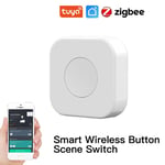 Zigbee-Mini bouton de commutateur de scène intelligent Tuya,application Smart Life,télécommande sans fil,maison tournesol,passerelle Zigbee,besoin,3.0 - Type 1PC(Need Zigbee Hub)