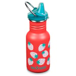 Klean Kanteen Kid Classic Narrow Pipmugg - Coral Strawberrys, 355 ml