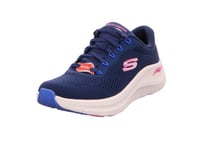 Skechers ARCH FIT 2.0 BIG LEAGUE, Women's Sneaker, Navy, 5.5 UK