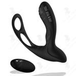 LCC® Fjärrkontroll uppvärmning multimassage fördröjd prostata massager spermalås bakgård vibration anal plugg