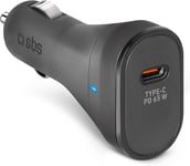 Iphone, Samsung, Oppo, Xiaomi, Chargeur De Voiture 65w Power Delivery Pour Téléphones Portables, Petit Et Léger Chargeur Usb-C, Smartphone Chargé En 20 Minutes, Tablette En 45 Minutes.[F2033]