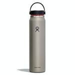 HYDRO FLASK – Gourde Trail Series de 1180 ml (40 oz) – Gourde Isotherme en Acier Inoxydable à Isolation Sous Vide avec Bouchon Flex Cap Antifuite – Ouverture Large – Sans Bisphénol A – Slate