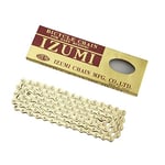 Izumi Track/Fixed Gold Chaîne Fixe Standard 1/8 x 1/2 (116 maillons) Mixte, doré, Taille Unique