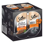 Sheba Perfect Portions 96 x 37,5 g - Sauce med kalkun