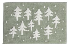 Argos Home Christmas Tree Bath Mat - Green