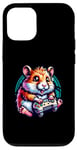 Coque pour iPhone 12/12 Pro Hamster Joueur À La Manette