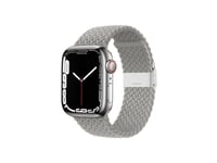 Crong Crg-44Wav-Cmp, Klokkereim, Apple, Apple Watch Series 7/6/3/Se/Nike, Polyester, Rustfritt Stål, Rustfritt Stål