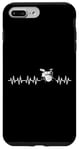 Coque pour iPhone 7 Plus/8 Plus Drums Heartbeat Musicien Groupes de musique Vintage Batterie Batteur