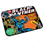 Tapis de Souris Black Panther Marvel Couverture BD Comics Super Hero Vintage