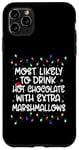 iPhone 11 Pro Max Most Likely To Drink Hot Chocolate Christmas Family Matching Case