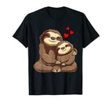 Sloth Women Valentines Day T-Shirt