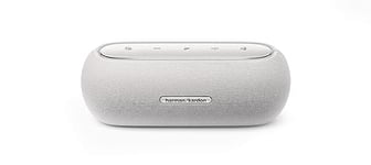 Harman Kardon Luna Portable Waterproof Bluetooth Speaker with 12-Hour Battery Life, Grey