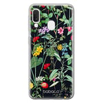 Babaco ERT Group Coque de téléphone Portable pour Samsung A20e Original et sous Licence Officielle Motif Flowers 041 Parfaitement adapté à la Forme du téléphone Portable, Coque en TPU