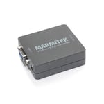 Convertisseur VGA vers HDMI - Marmitek Connect VH51 - Adaptateur PC a projecteur - Connexion audio 3,5 mm - Full HD - Aucun logiciel requis - 720 ou 1080P - fonction zoom automatique