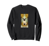 The Pug Tarot Card Illustration Sweatshirt