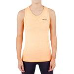 Craft Active Comfort V-Hals Singlet Str. XS for Damer - Lett og Pustende Løpetopp til Trening og Fritid