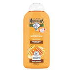 Le Petit Marseillais | Shampooing Nutrition Miel & Karité Bio (300 ml) – Shampoing sans silicone pour cheveux secs et cassants – 96% d'origine naturelle pour une brillance optimale