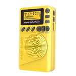 Fickradio DAB Digitalradio Mini DAB+ Digitalradio med MP3-spelare FM-radio LCD-display db