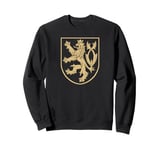 CZECH REPUBLIC LION SYMBOL CZECHIA COAT OF ARMS FLAG SHIELD Sweatshirt