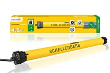 Schellenberg 20107 Moteur tubulaire de volet roulant pour tube octogonal de 40 mm, pour une surface max. de 4,0 m², 15 Kg / 6 Nm