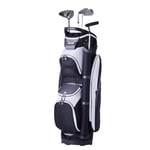 VEVOR Golf Cart Bag with 14 Way Organizer Divider Top, 36” Multiple Pockets Premium Nylon Cart Bag, Durable Golf Bags with Handles & Dust Cover & Detachable Straps for Men & Women, Black Color-Block