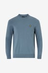 Lyle & Scott - Tröja Cotton Crew Neck Jumper - Blå